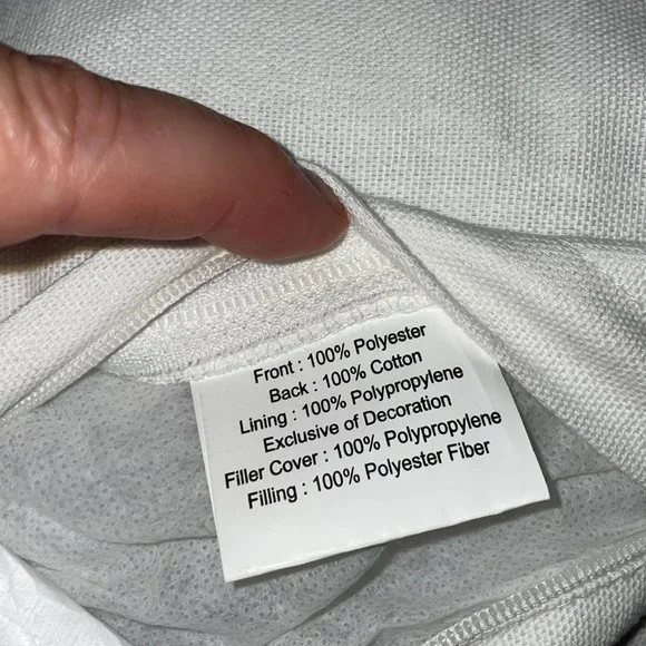 PRIMROSE VINTAGE Set of 2 Floral Pink Rose Beaded 12” Throw Decorative Pillows - Picture 15 of 15